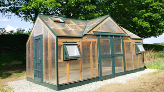Custom made four season polycarbonate greenhouses