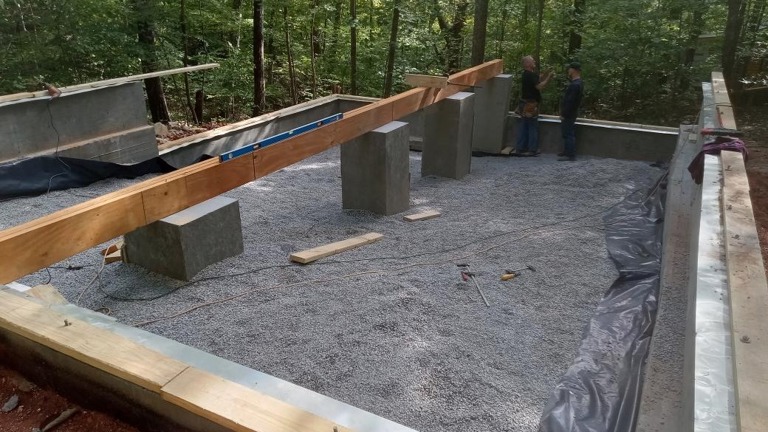 Cabin 3 being built now