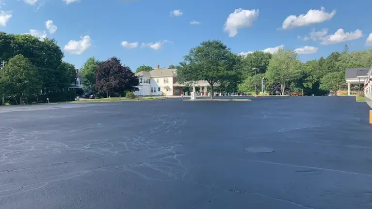 Crack seal and seal coat