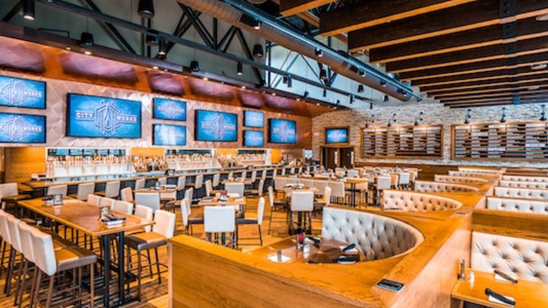 Stock Photo - Full Restaurant & Bar with seating