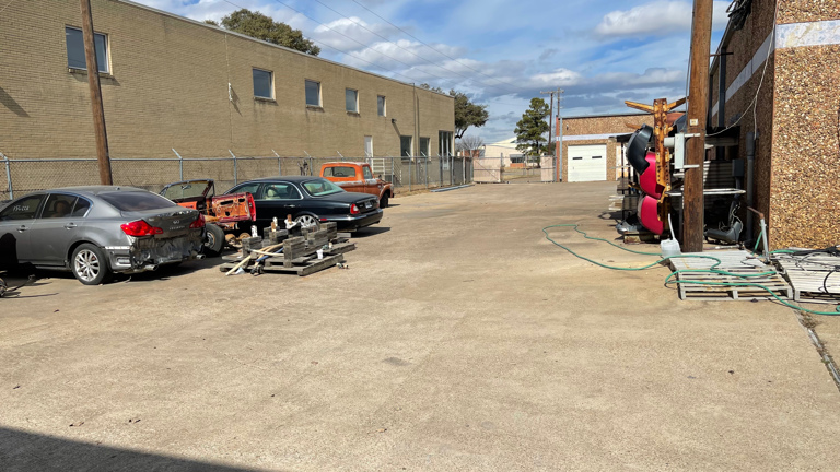 Parking lot west side