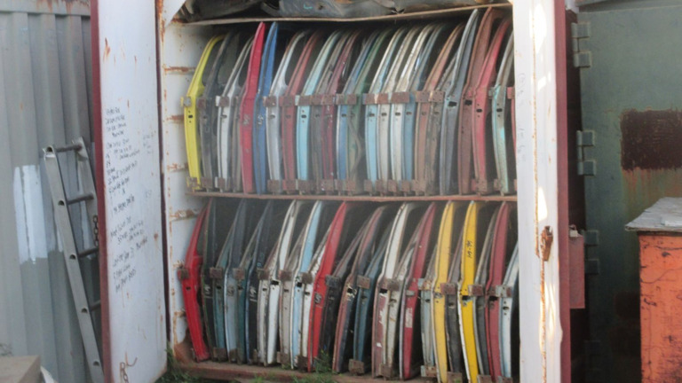 Parts in dry storage Parts in dry storage