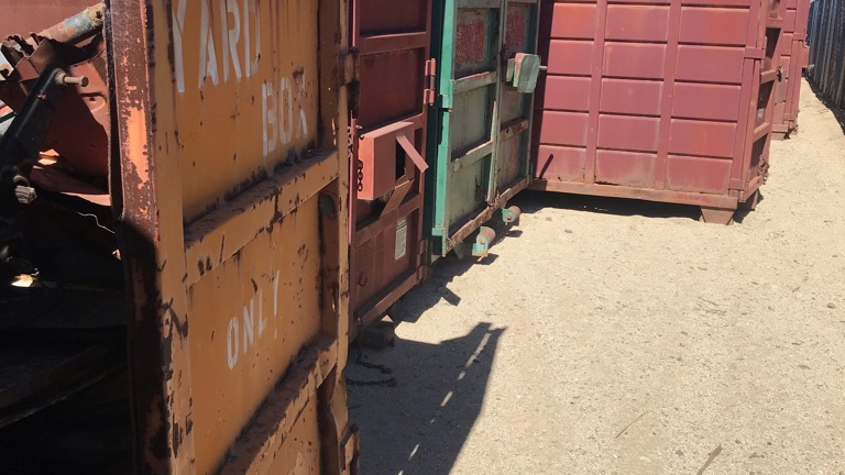 Storage trailers for parts Storage trailers for parts