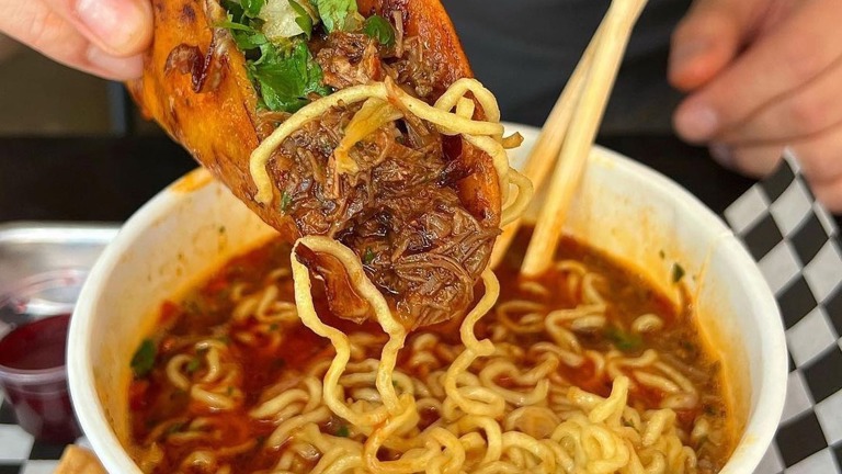 Award winning Birria in Birria Ramen