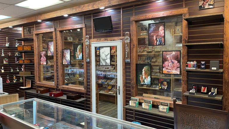Custom Built Cigar Room
