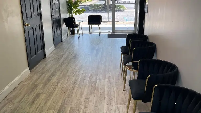 Hallway and front door 