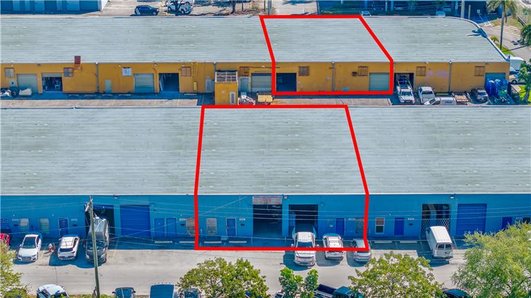 Aerial 4 condo industrial warehouse