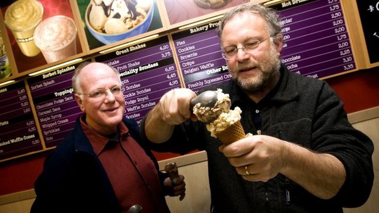 Jerry & Ben doing their thing!