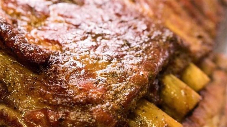 Juicy BBQ ribs
