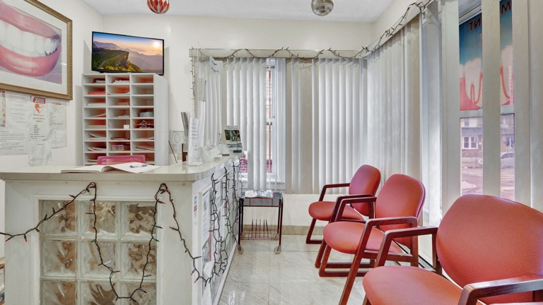 Reception area