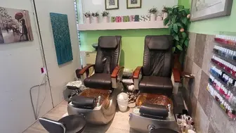 Nail shop located on a lively St at Bayside, Ny