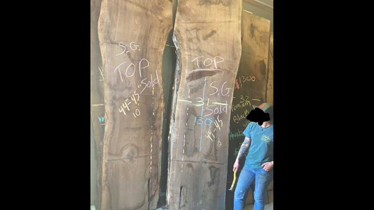 Bookmatched Walnut