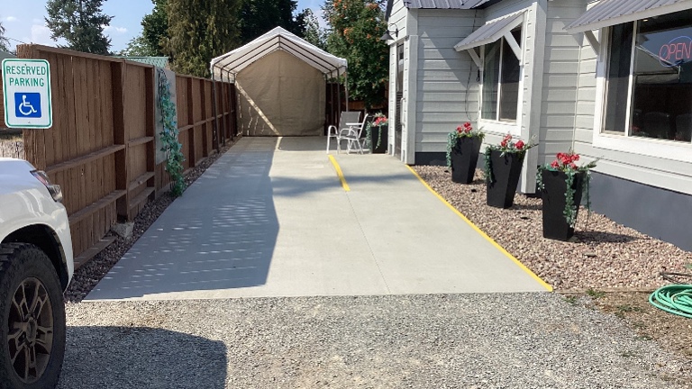 New handicap access