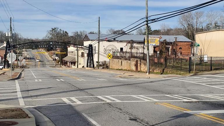 Depot District Street Scene