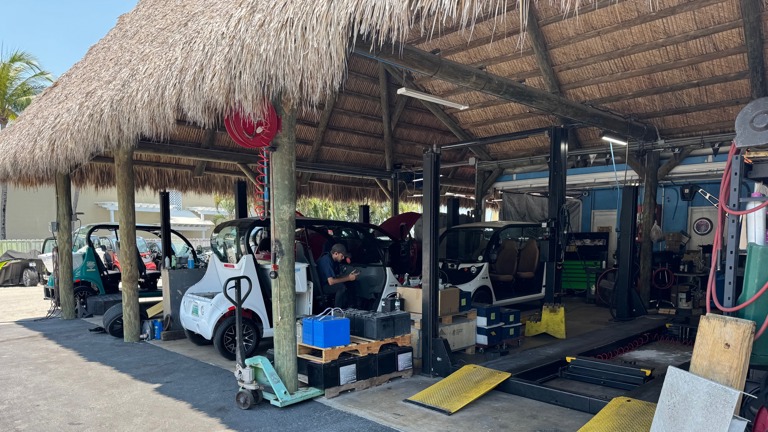 shop area