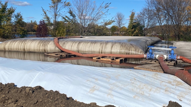 Dewatering site