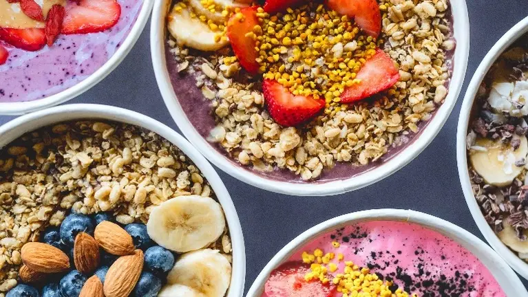 Nutritious açai bowls
