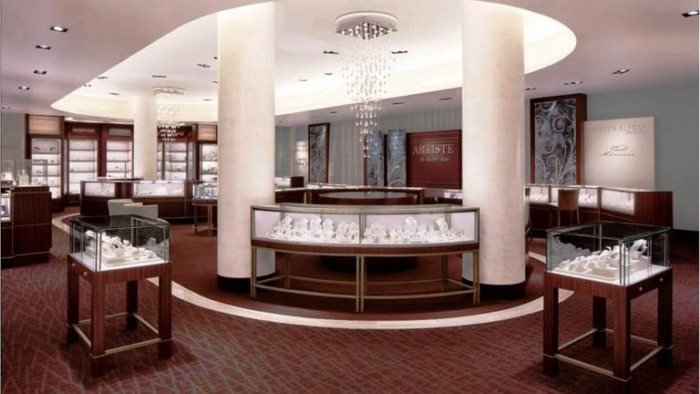 Installation in Helzberg Diamonds