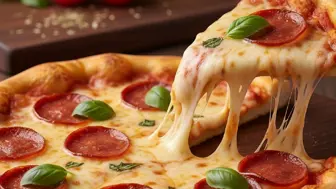 Franchise Pizza Restaurant in Busy Mall