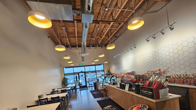 Open ceiling brand new renovated space