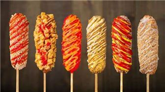 Famous Korean Corn Dog Fast Food