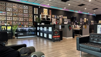 High Foot Traffic Downtown Garland Tattoo Shop Location For Sale