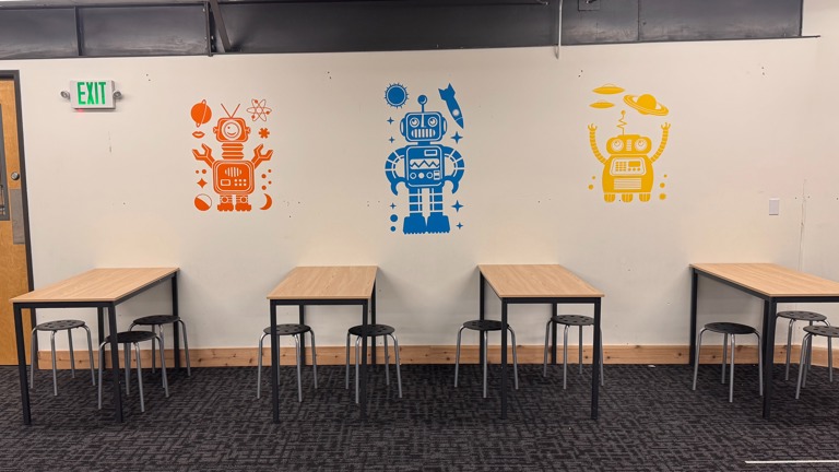 Classroom space.
