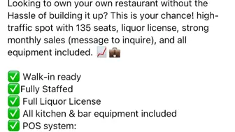 Full Service Restaurant & Bar Serving Breakfast, Lunch & Dinner