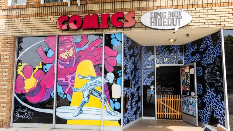Comic Book Hideout Exterior 