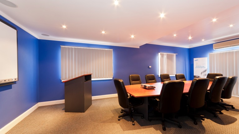 Office meeting room setup