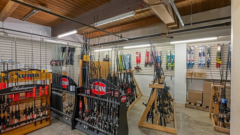 Downstairs storage
