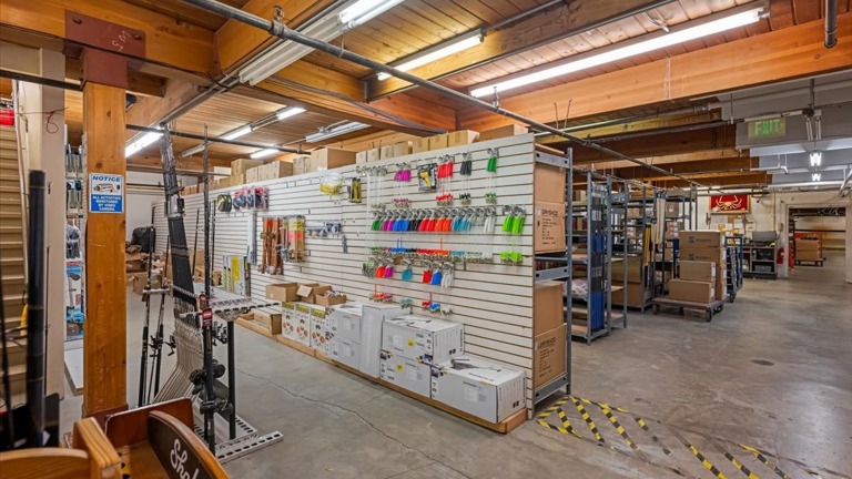 Downstairs storage