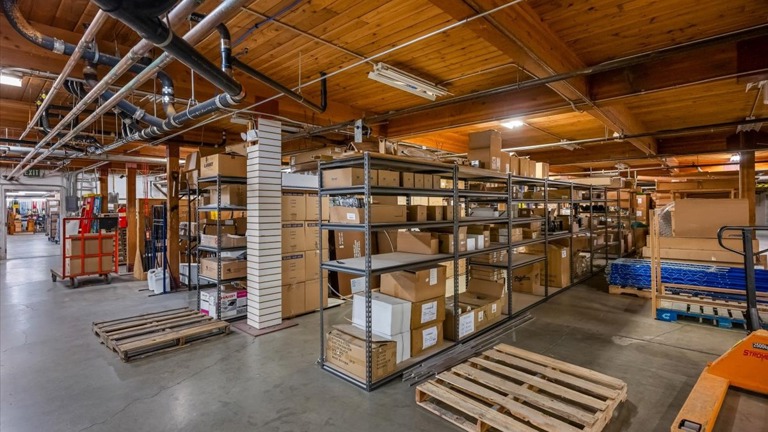 Downstairs storage