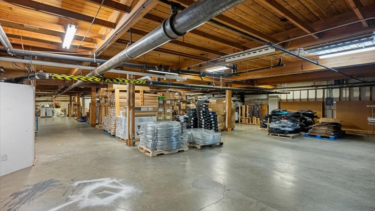 Downstairs storage