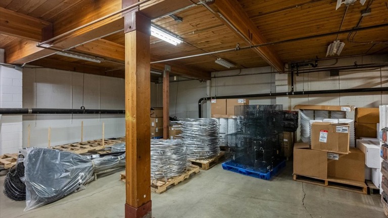 Downstairs storage