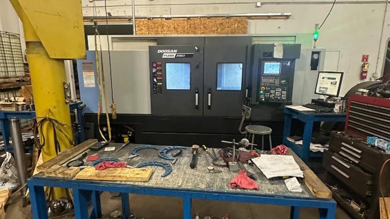 4 axis live tooling lathe