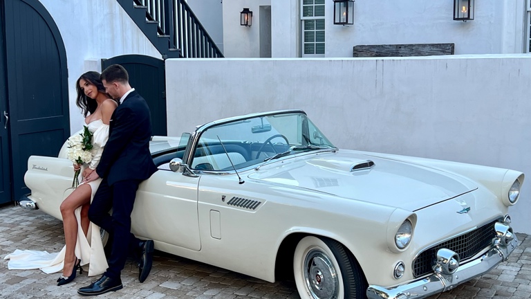 A beautiful wedding exit!  A beautiful wedding exit!