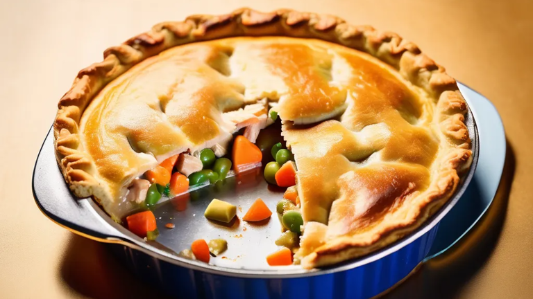 AI IMAGE: Chick. Pot Pie
