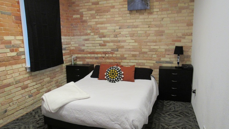 upstairs apartment bedroom