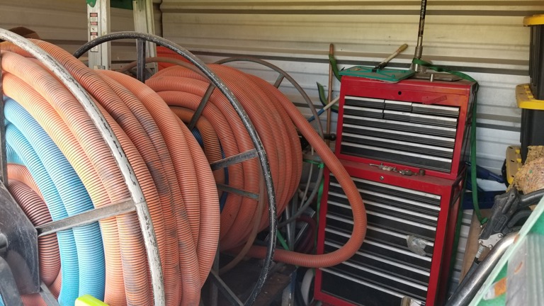 extra vac hoes and reels