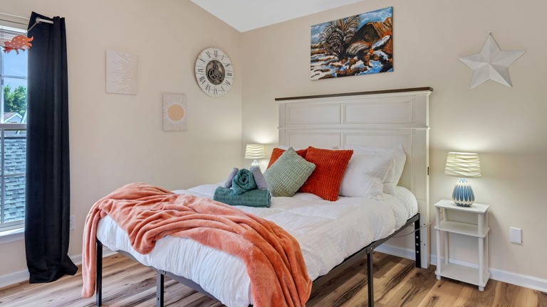 Photo of one of bedrooms in 1 of houses