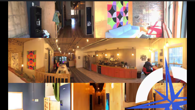 Hostel photo collage