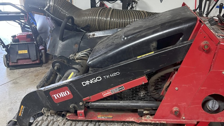 Toro Dingo and Plow