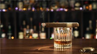 For the Love of Cigars and Cocktails, Cigar Lounge with Kitchen
