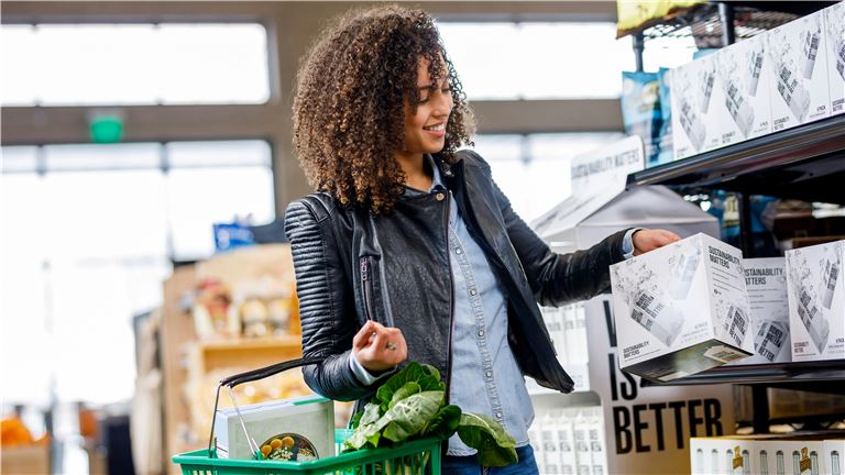 woman shopping