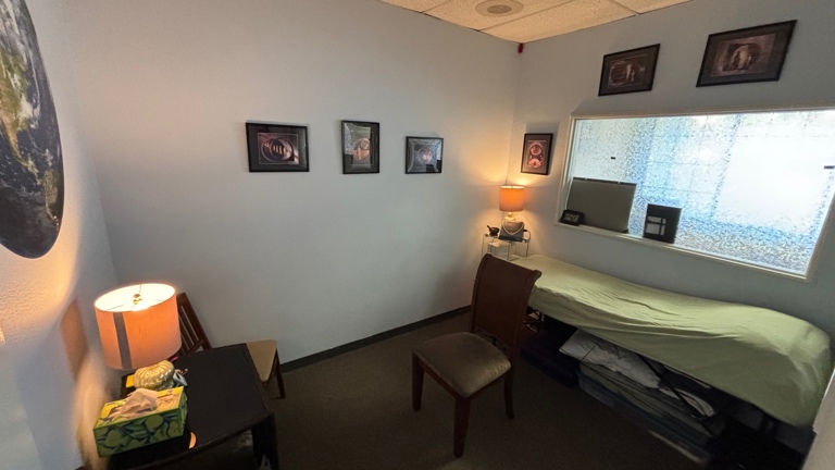 Healing and reading room.