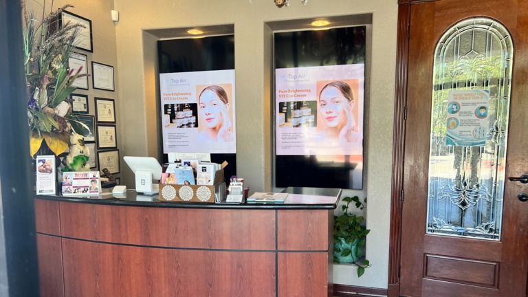 Reception area