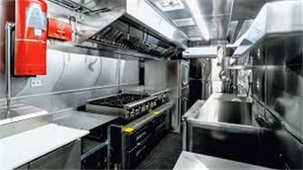 Successful business: manufacturing customs Mobil truck.