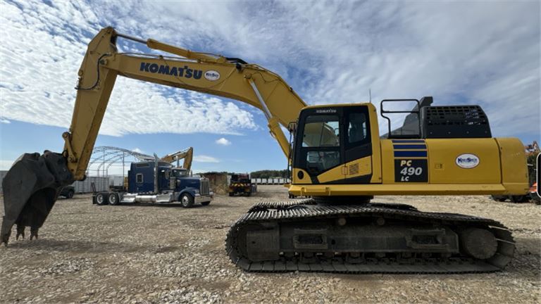 Excavator on Job Site