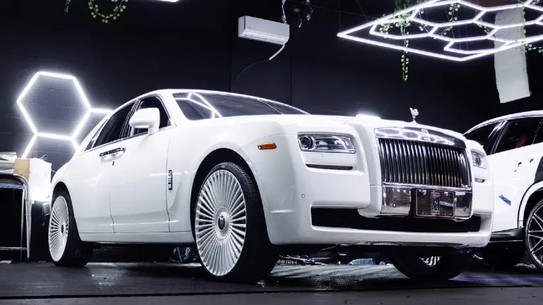 Rolls Royce in for Star Light Installation Rolls Royce in for Star Light Installation